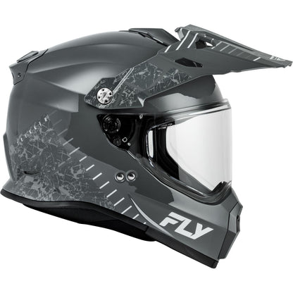 FLY Racing Trekker Granite Helmet - Grey/Grey_2154873
