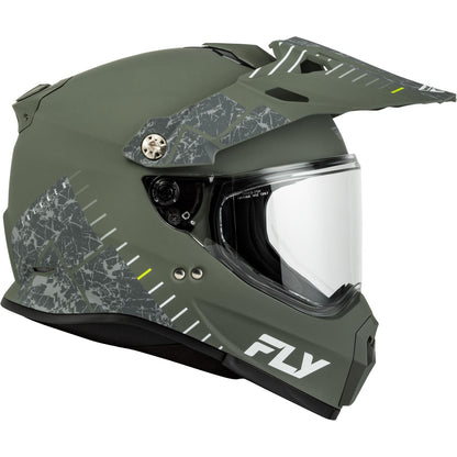 FLY Racing Trekker Granite Helmet - Sage/Grey_2154883