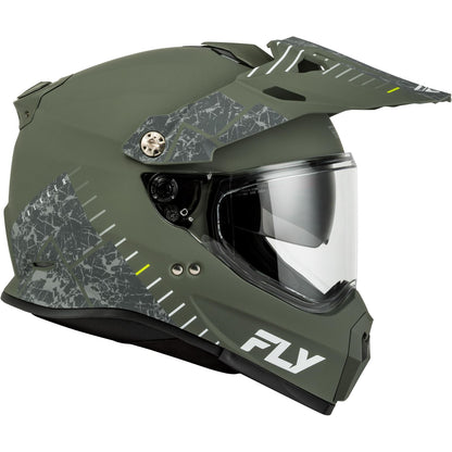 FLY Racing Trekker Granite Helmet - Sage/Grey_2154884