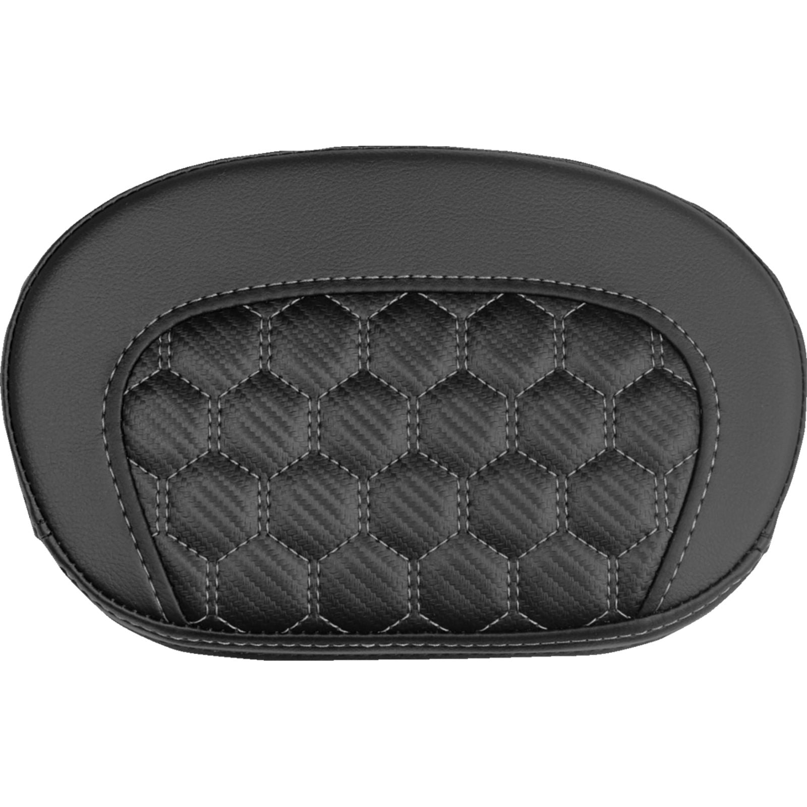 Saddlemen Mini Contour Sissy Bar Pad - Honeycomb - Gray Stitch [MPN: 061019002]_2147257