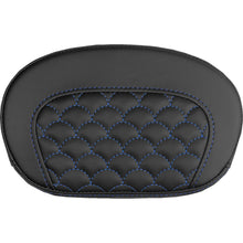 Saddlemen Mini Contour Sissy Bar Pad - Dragon Scale - Blue Stitch [MPN: 061020901]_2147599