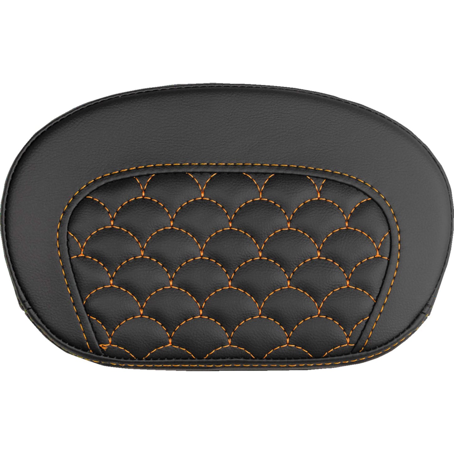 Saddlemen Mini Contour Sissy Bar Pad - Dragon Scale - Orange Stitch [MPN: 061020903]_2147728