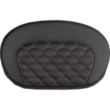 Saddlemen Mini Contour Sissy Bar Pad - Dragon Scale - Red Stitch [MPN: 061020904]_2525870