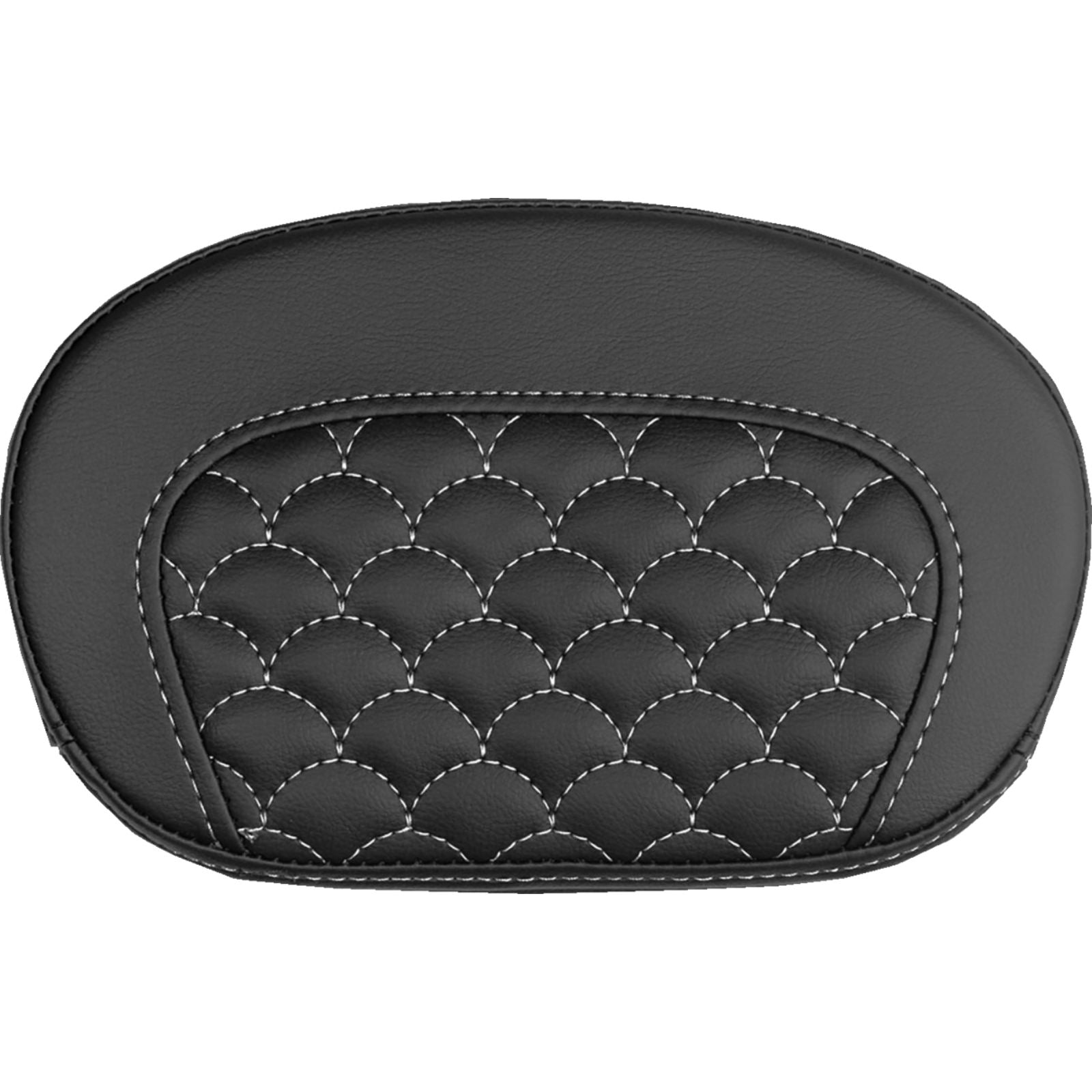 Saddlemen Mini Contour Sissy Bar Pad - Dragon Scale - White Stitch [MPN: 061020906]_2147680