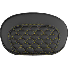 Saddlemen Mini Contour Sissy Bar Pad - Dragon Scale - Gold Stitch [MPN: 061020907]_2525873