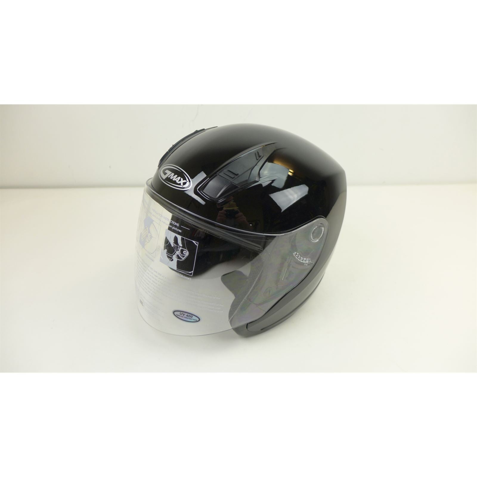 GMax OF-17 Open-Face Helmet Black 3X OPEN BOX [MPN: G317029N]_2316064