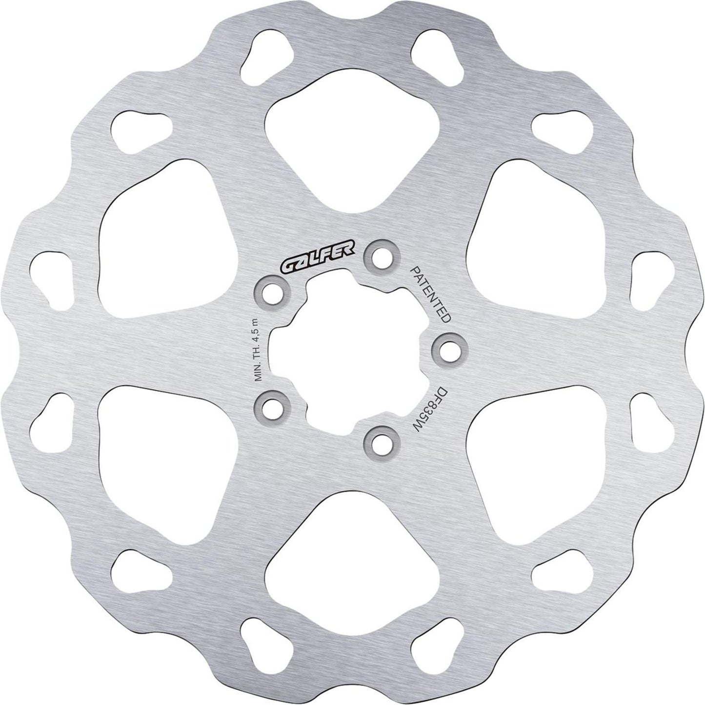 Galfer Brake Rotor - Fixed for Harley-Davidson [MPN: DF835W]_2536998