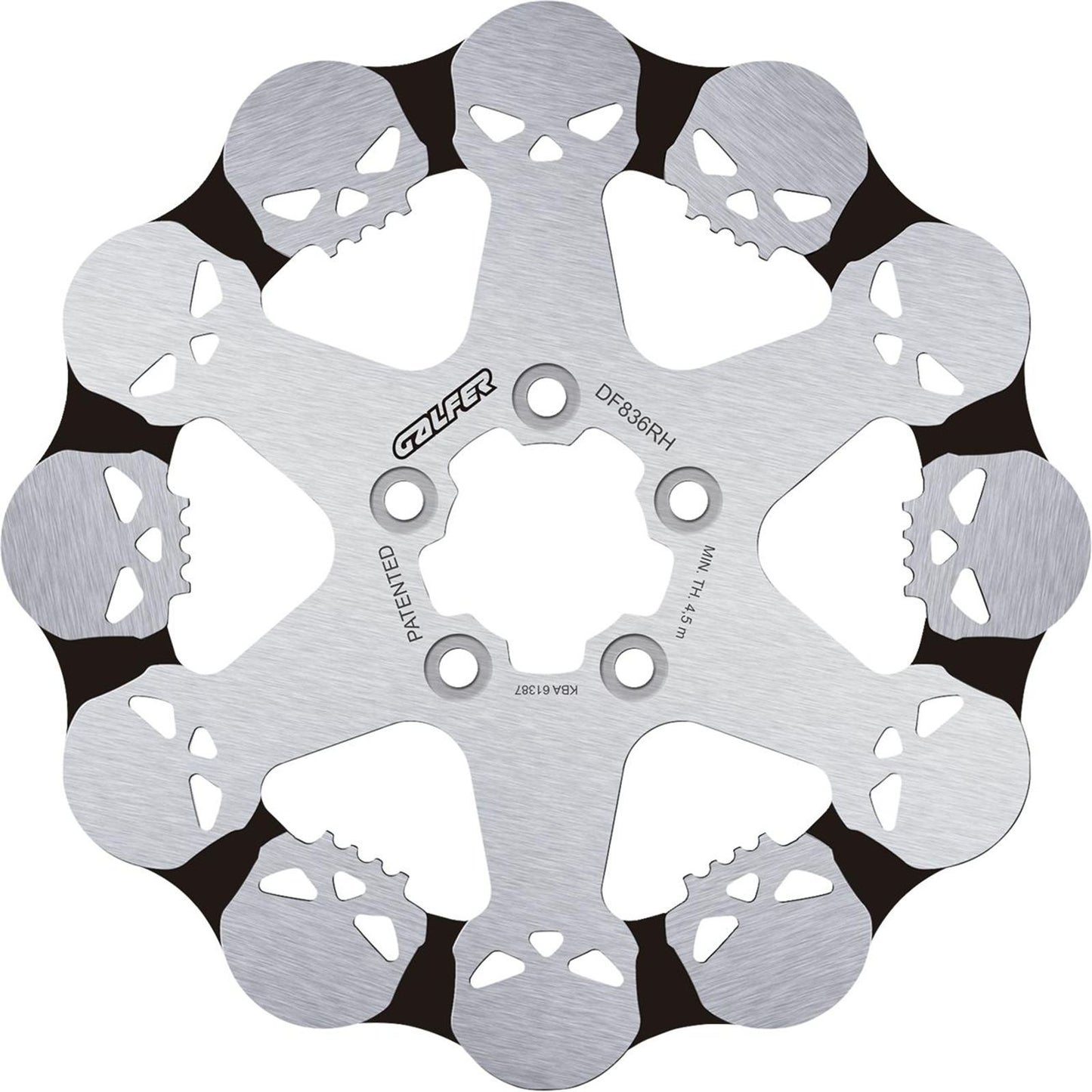 Galfer Brake Rotor - Fixed - Rear for Harley-Davidson [MPN: DF836RH]_2294660