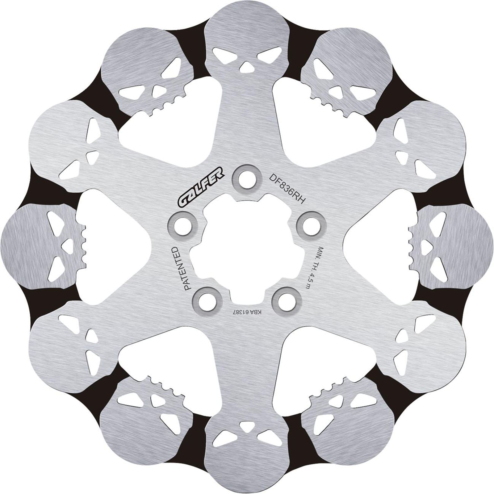 Galfer Brake Rotor - Fixed - Rear for Harley-Davidson [MPN: DF836RH]_2537003