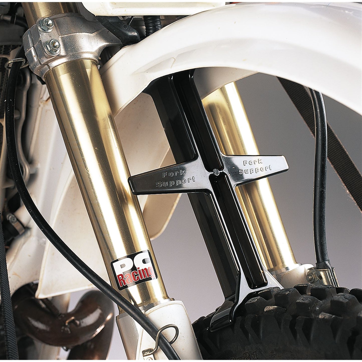 PCRacing Fork Support 80-500cc Black [MPN: PCFS1]_452381