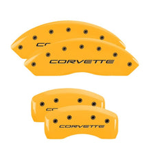 MGP Caliper Covers Front & Rear fits C5/Corvette Yellow  [MPN: 13007SCV5YL]_2229557