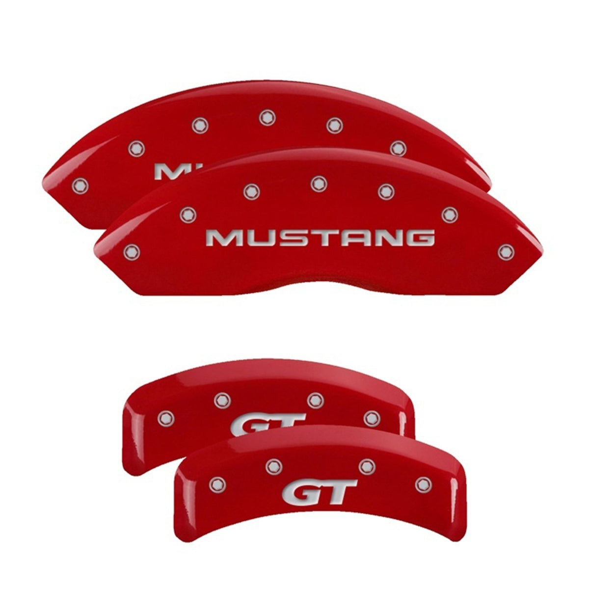 MGP Caliper Covers Front Mustang Rear fits SN95/GT - Red [MPN: 10095SMG1RD]_2557681