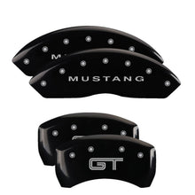 MGP Caliper Covers Front Mustang Rear fits S197/GT Black  [MPN: 10197SMG2BK]_2225399