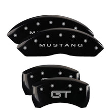 MGP Caliper Covers Front Mustang Rear fits S197/GT Black  [MPN: 10197SMG2BK]_2539638