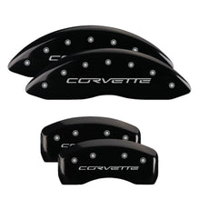 MGP Caliper Covers Front & Rear fits C6/Corvette Black  [MPN: 13008SCV6BK]_2230376