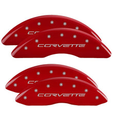 MGP Caliper Covers Front & Rear fits C6/Corvette  - Red [MPN: 13083SCV6RD]_2225555