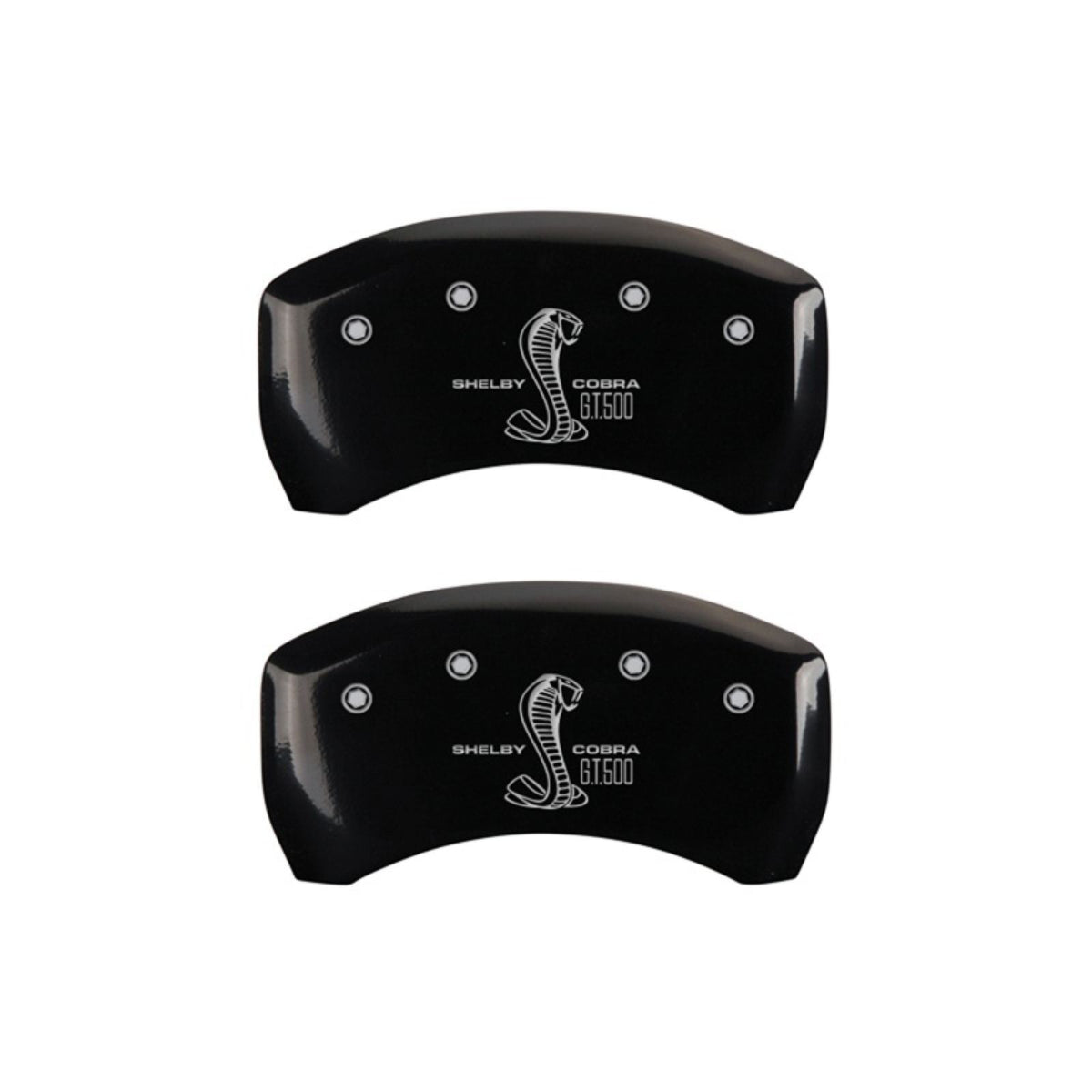 MGP Yellow Rear fits set 2 Caliper Covers Rear fits GT500 Shelby & Cobra Black  [MPN: 10010RGT5BK]_2231708