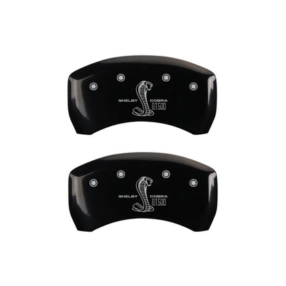 MGP Yellow Rear fits set 2 Caliper Covers Rear fits GT500 Shelby & Cobra Black  [MPN: 10010RGT5BK]_2231708