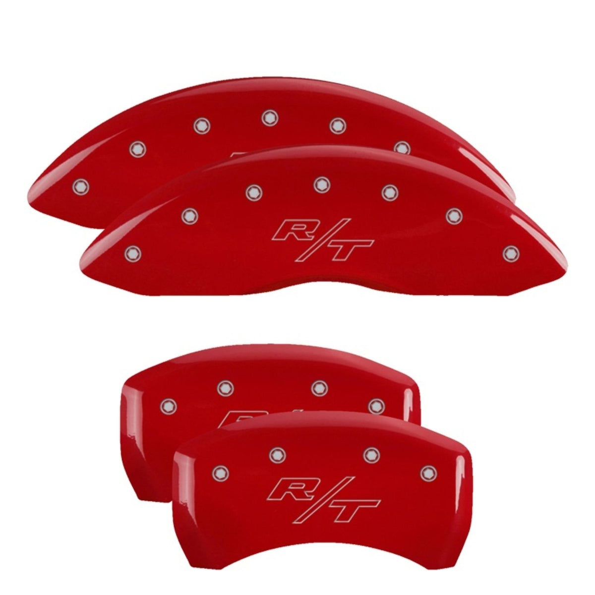 MGP Caliper Covers Front & Rear fits Vintage Style/RT - Red [MPN: 12162SRTRRD]_2231079