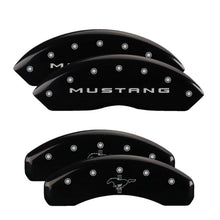 MGP Caliper Covers Front 2015/Mustang Rear fits 2015/Bar & Pony Black  [MPN: 10202SMB2BK]_2225743