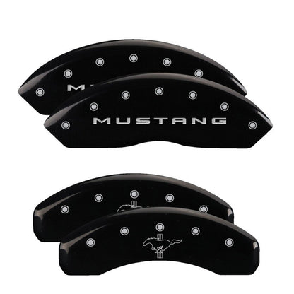 MGP Caliper Covers Front 2015/Mustang Rear fits 2015/Bar & Pony Black  [MPN: 10202SMB2BK]_2552997