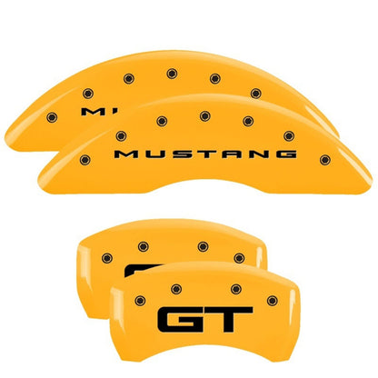 MGP Caliper Covers Front 2015/Mustang Rear fits 2015/GT Yellow  [MPN: 10200S2MGYL]_2459106