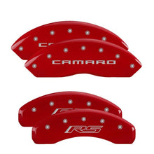MGP Caliper Covers Front Gen 5/Camaro Rear Gen 5/RS Red  [MPN: 14240SCR5RD]_2538934