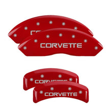 MGP Caliper Covers Gloss Red with Corvette C4 (Full Kit 4 Pieces) - Red [MPN: 13013SCV4RD]_2229290