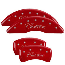 MGP Caliper Covers Front & Rear Cursive/Cadillac Red  [MPN: 35008SCADRD]_2546997