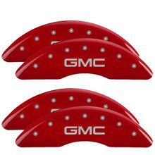 MGP Caliper Covers Front & Rear fits GMC Red  [MPN: 34003SGMCRD]_2230276