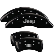 MGP Caliper Covers Front & Rear fits Jeep Black  [MPN: 42012SJPLBK]_2227152
