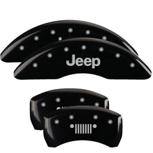 MGP Caliper Covers Front & Rear fits Jeep Black  [MPN: 42012SJPLBK]_2460496
