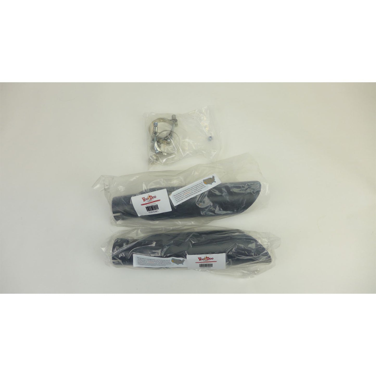 Voodoo Slip-On Dual - Black for Suzuki Hayabusa OPEN BOX [MPN: VEBUSAK1B]_2294885
