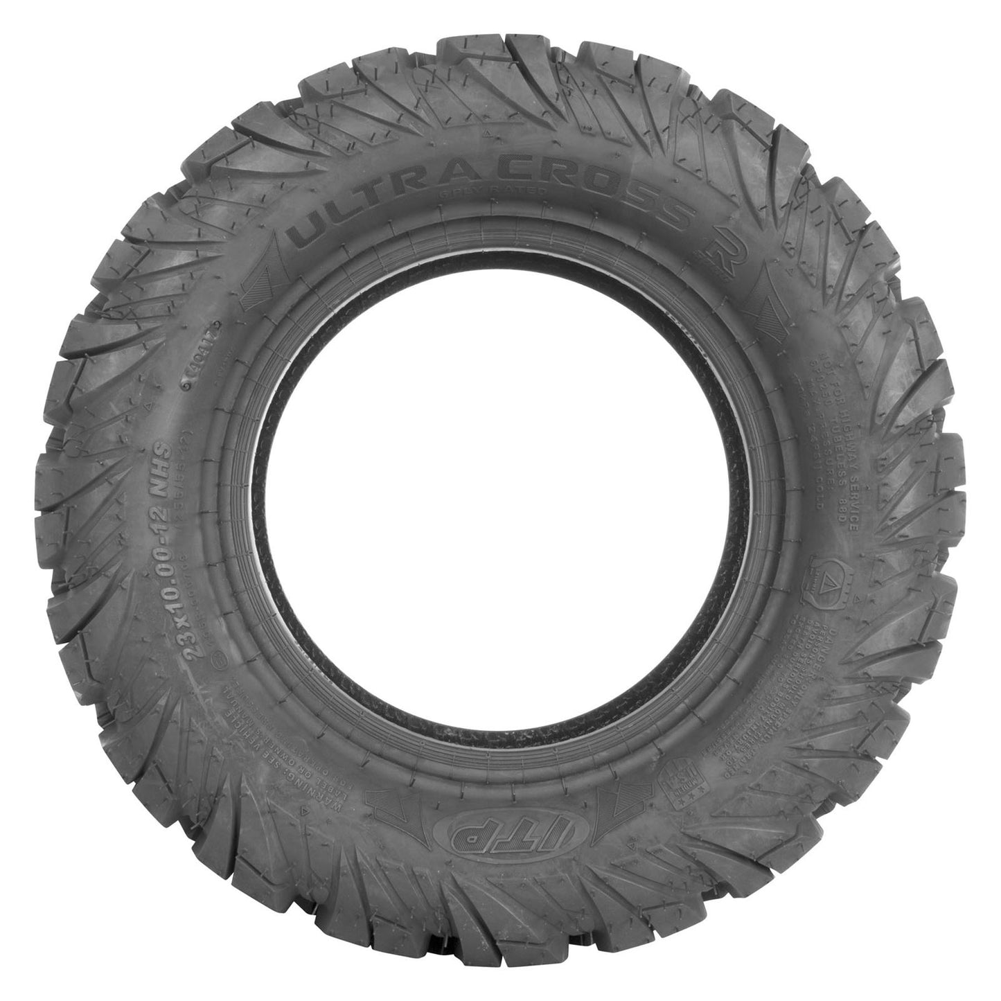 ITP Tire Ultra Cross Front/Rear 27x10R12 LR-1445lbs Radial [MPN: 6P0251]_595537