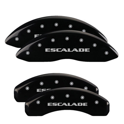MGP Caliper Covers Front & Rear fits Escalade Black  [MPN: 35015SESCBK]_2550666