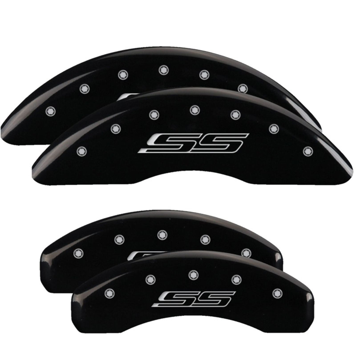 MGP Caliper Covers Front & Rear Gen 5 fits SS Black  [MPN: 14241SSS5BK]_2232323