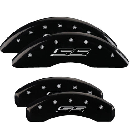 MGP Caliper Covers Front & Rear Gen 5 fits SS Black  [MPN: 14241SSS5BK]_2232323