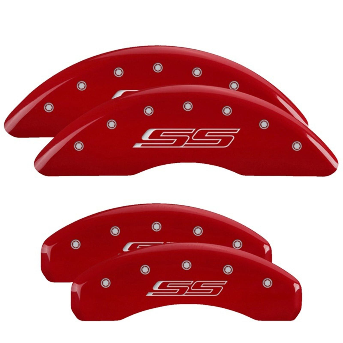MGP Caliper Covers Front & Rear Gen 5 fits SS Red  [MPN: 14241SSS5RD]_2461950