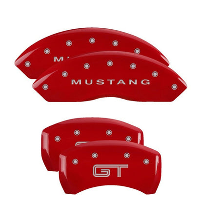 MGP Caliper Covers Front Mustang Rear fits S197/GT - Red [MPN: 10197SMG2RD]_2461959