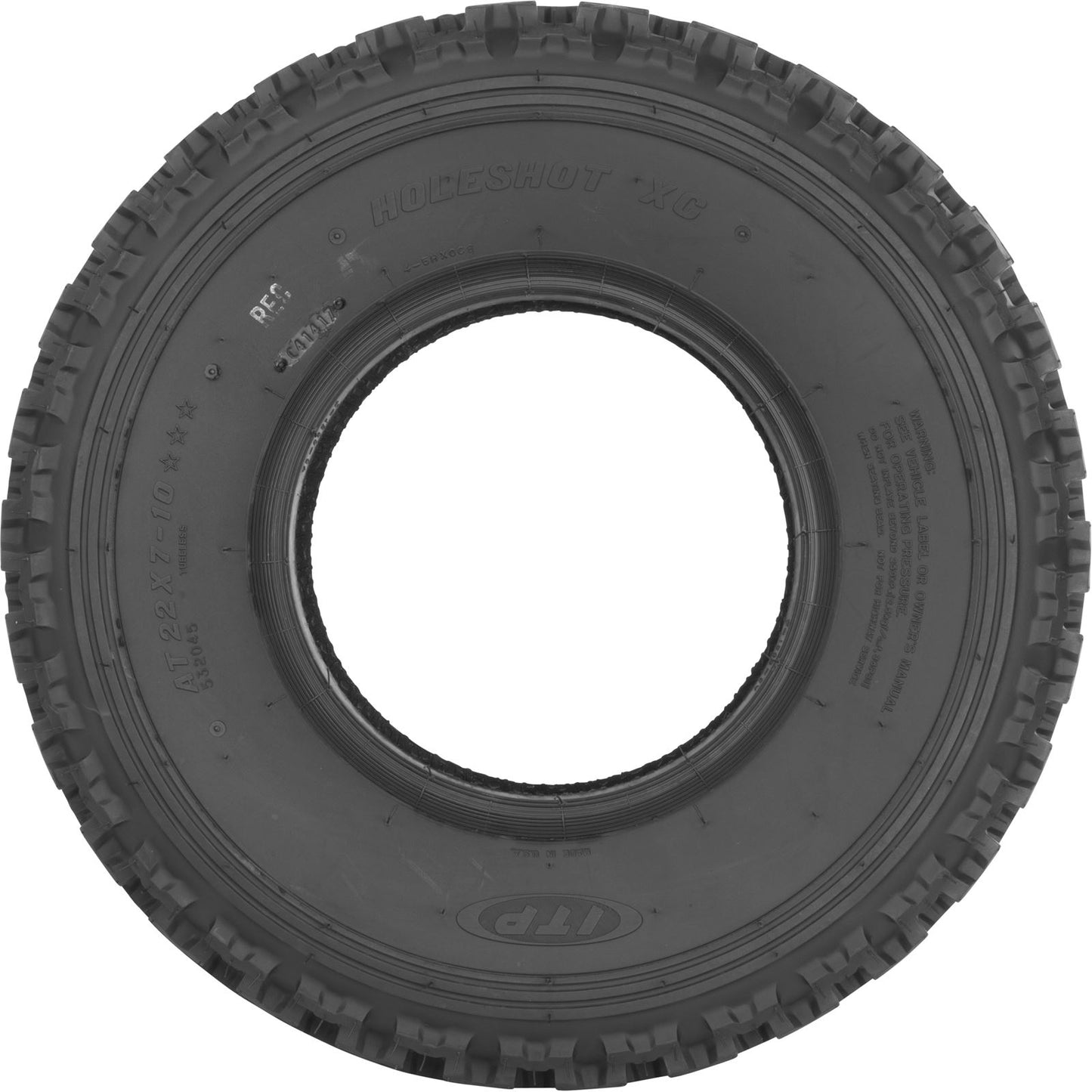 ITP Tire Holeshot XC Front 22x7-10 LR-255lbs Bias 532045_211784