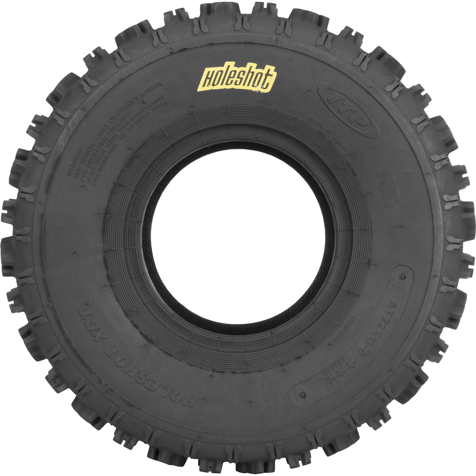 ITP Tire Holeshot XCT Rear 22x11-10 LR-385lbs Bias 537051_211792