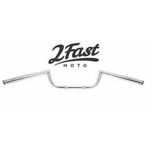 2FastMoto Z-bars Z Clubman Chrome 7/8" Handlebar For Chopper Cafe Racer 23-12538_625718