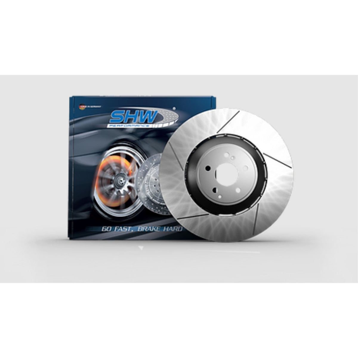 SHW Performance Left Front Brake Rotor for SHW 10-16 Porsche OPEN BOX [MPN: PFL49725]_2756157