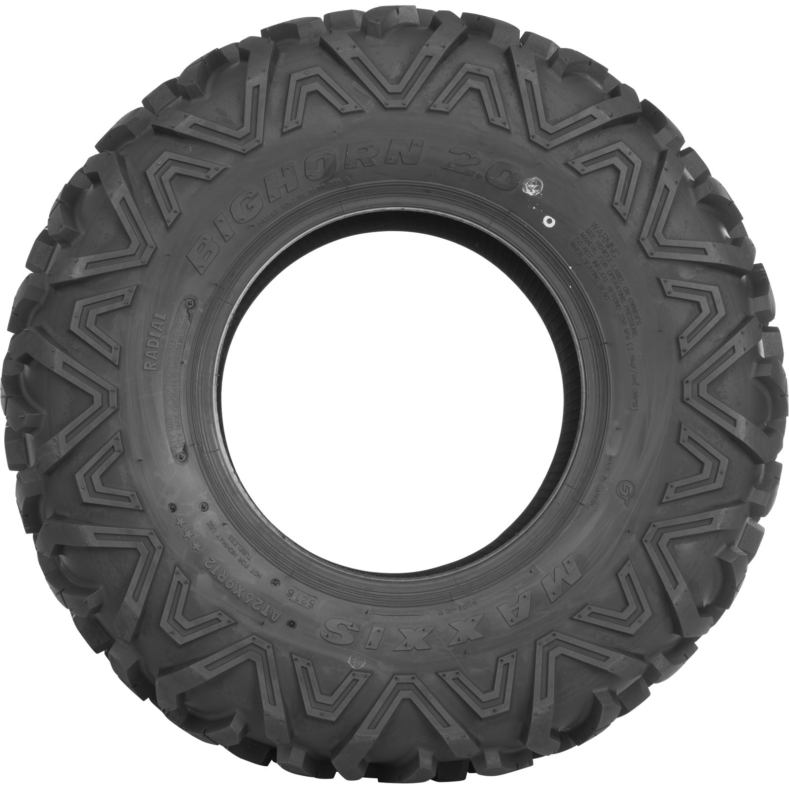 Maxxis - Powersports Tire Bighorn 2 Front 25X8R-12 LR-340lbs Radial TM00090100_212174