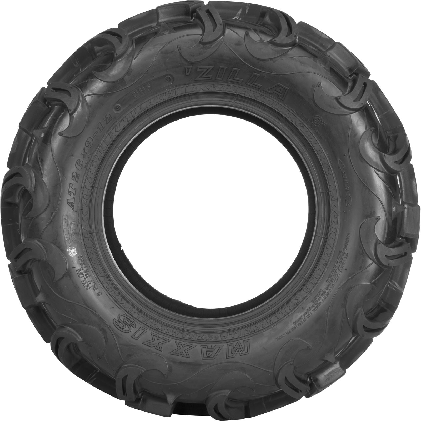 Maxxis - Powersports Tire Zilla Front 26X9-12 LR-410lbs Bias TM00452100_212212