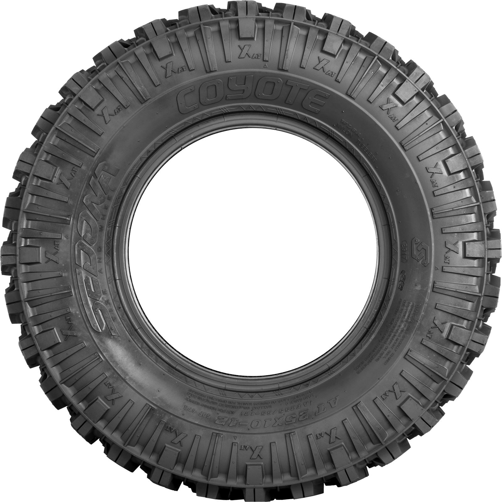 Sedona Coyote Tire - Front/Rear - 25x10-12 LR-420LBS Bias CO251012_212295