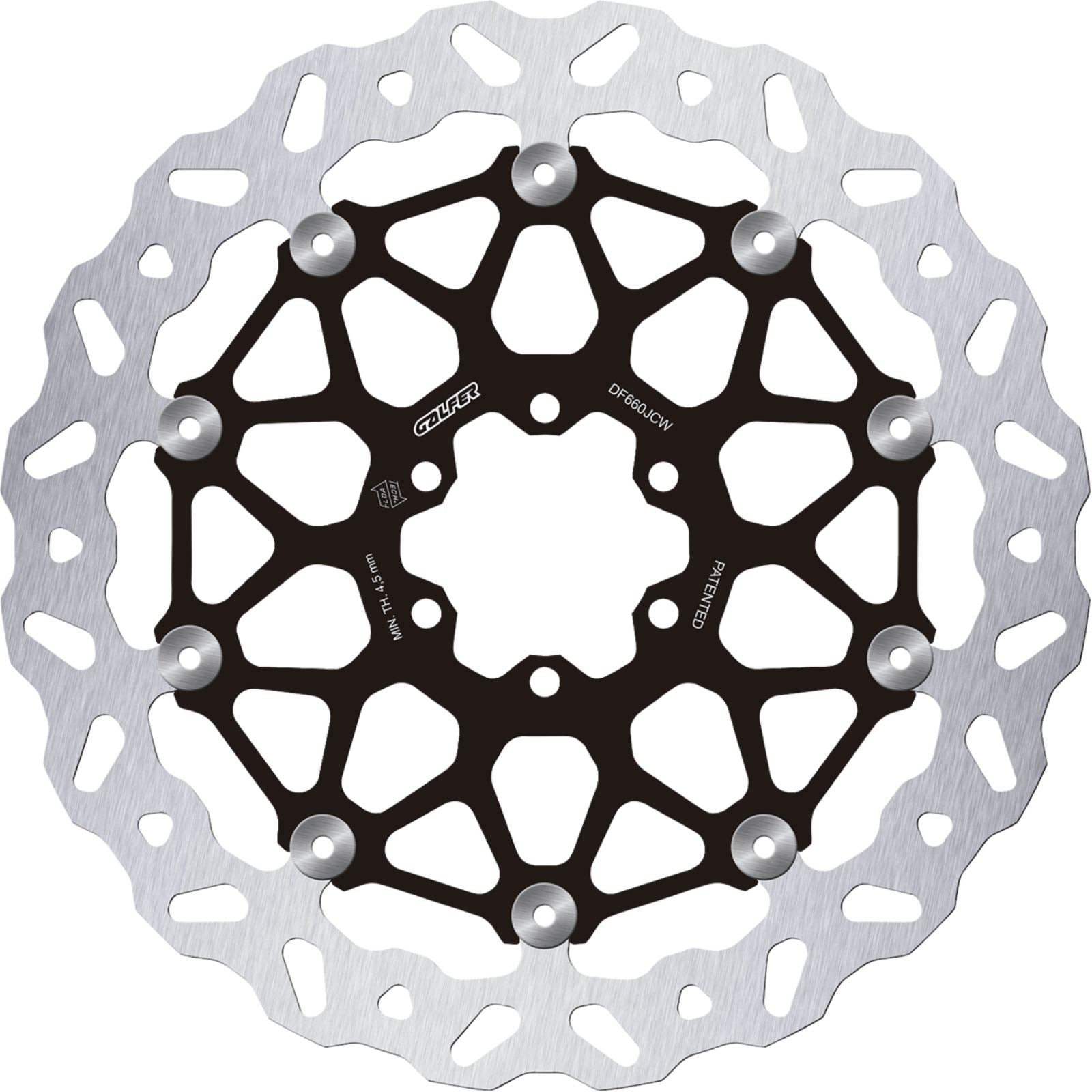 Galfer Brake Rotor - Wave for Aprilia/Moto Guzzi [MPN: DF660JCW]_2288295