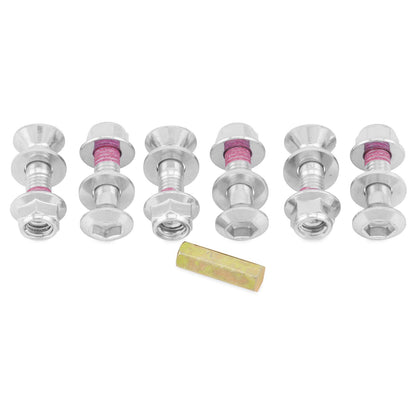 Bolt MC Hardware Sprocket Fasteners Silver - 6/Pack 2008-HS.S_212656
