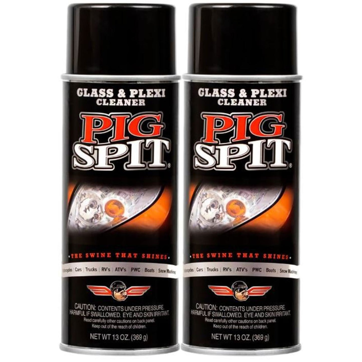 Pig Spit Glass & Plexi Cleaner - 13oz  PACK OF 2 [MPN: PSGP]_2294841