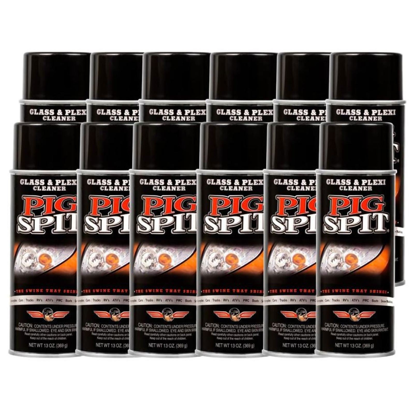 Pig Spit Glass & Plexi Cleaner - 13oz  PACK OF 12 [MPN: PSGP]_2294845